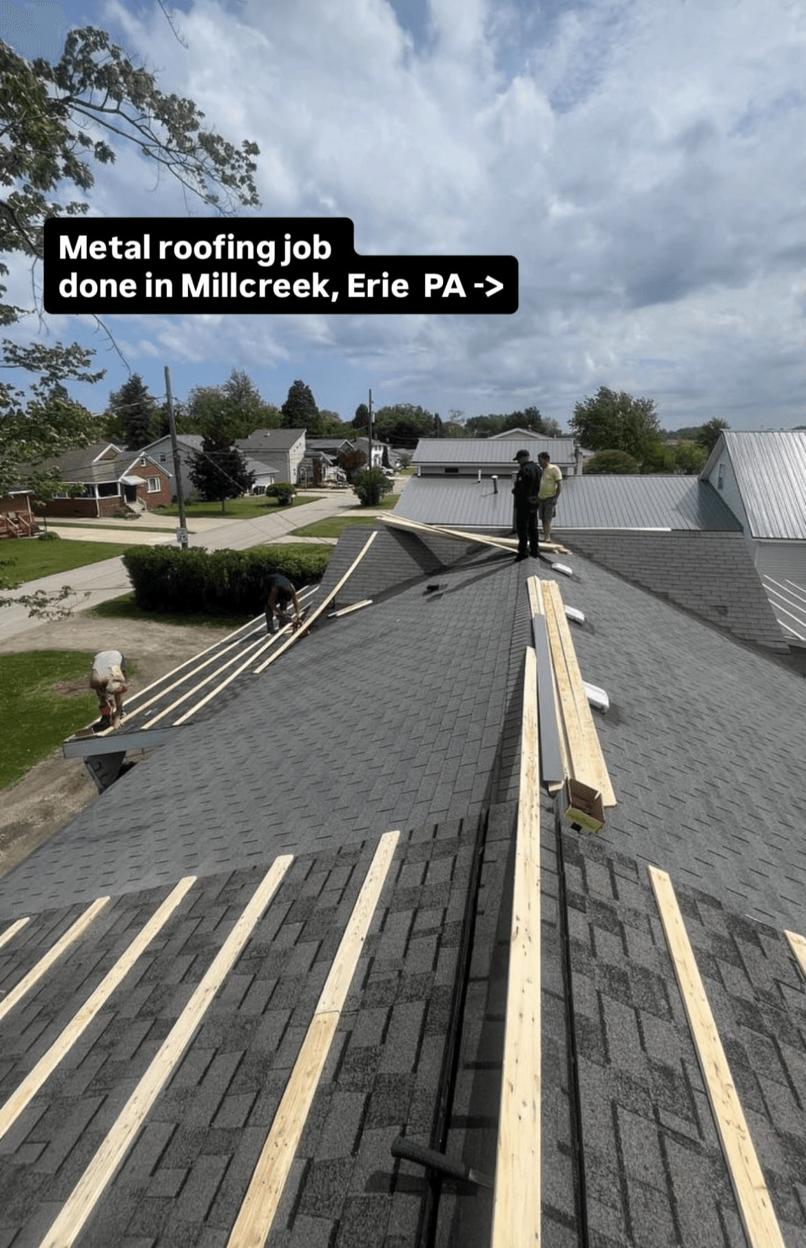 Metal Roofing Install