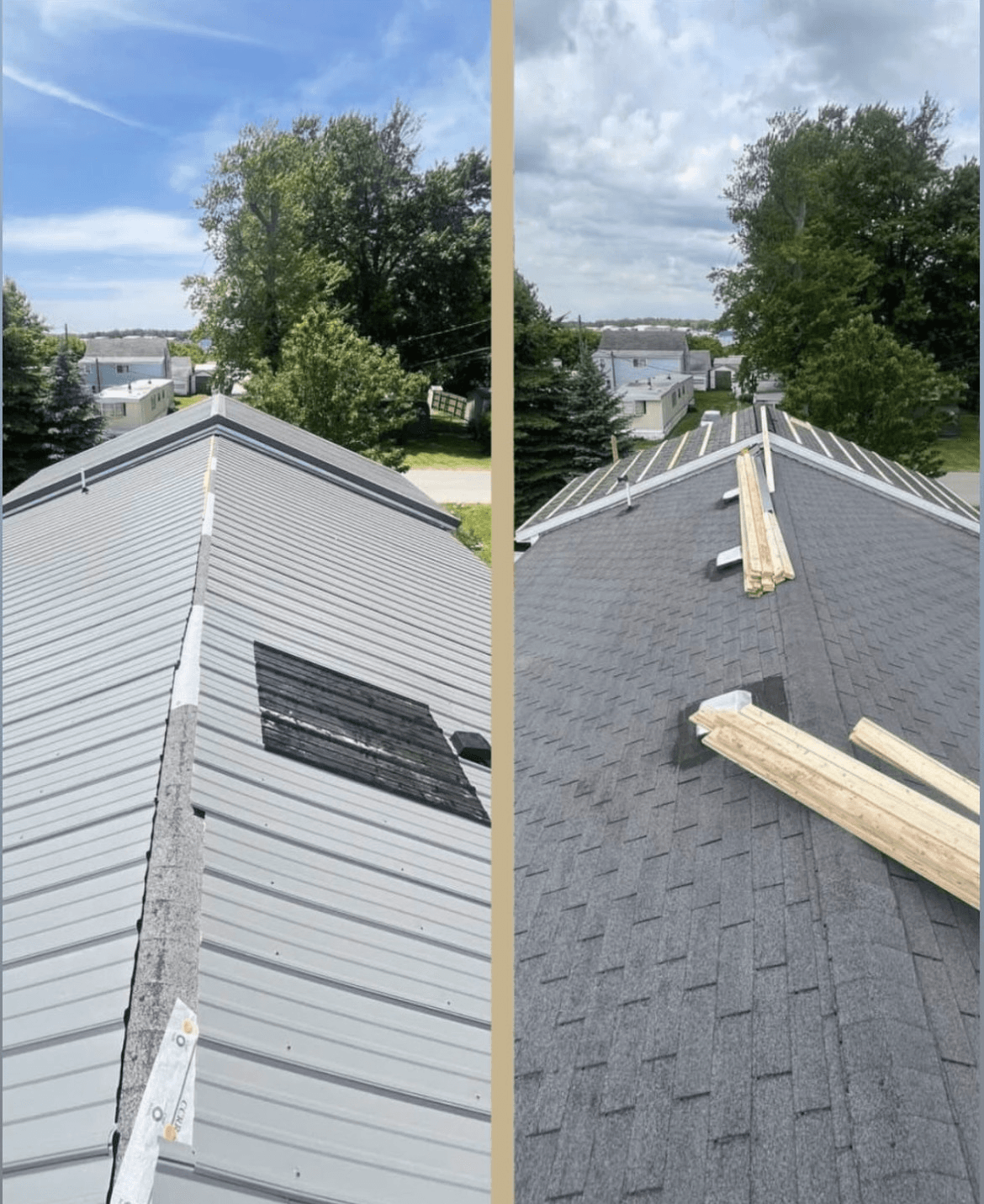 Ridge Tear-Off & Rebuild